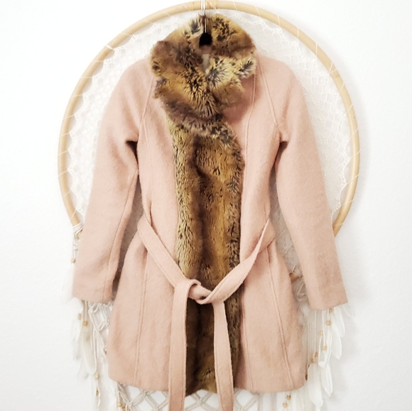 Anthropologie Jackets & Blazers - Anthropologie Elevenses faux fur wool blend Coat 2